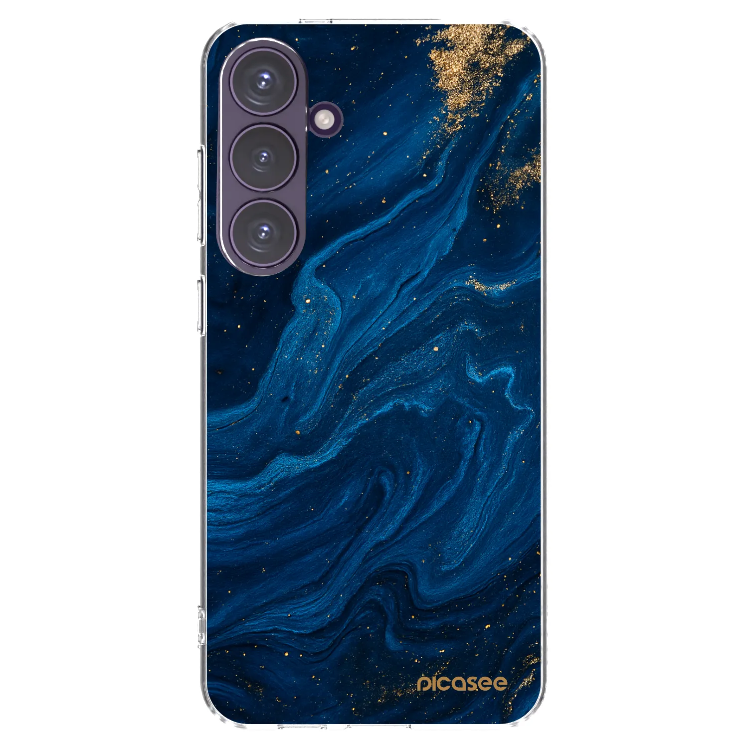 Picasee Samsung Galaxy S24+ S926B 5G Hülle - Transparentes Silikon - Blue