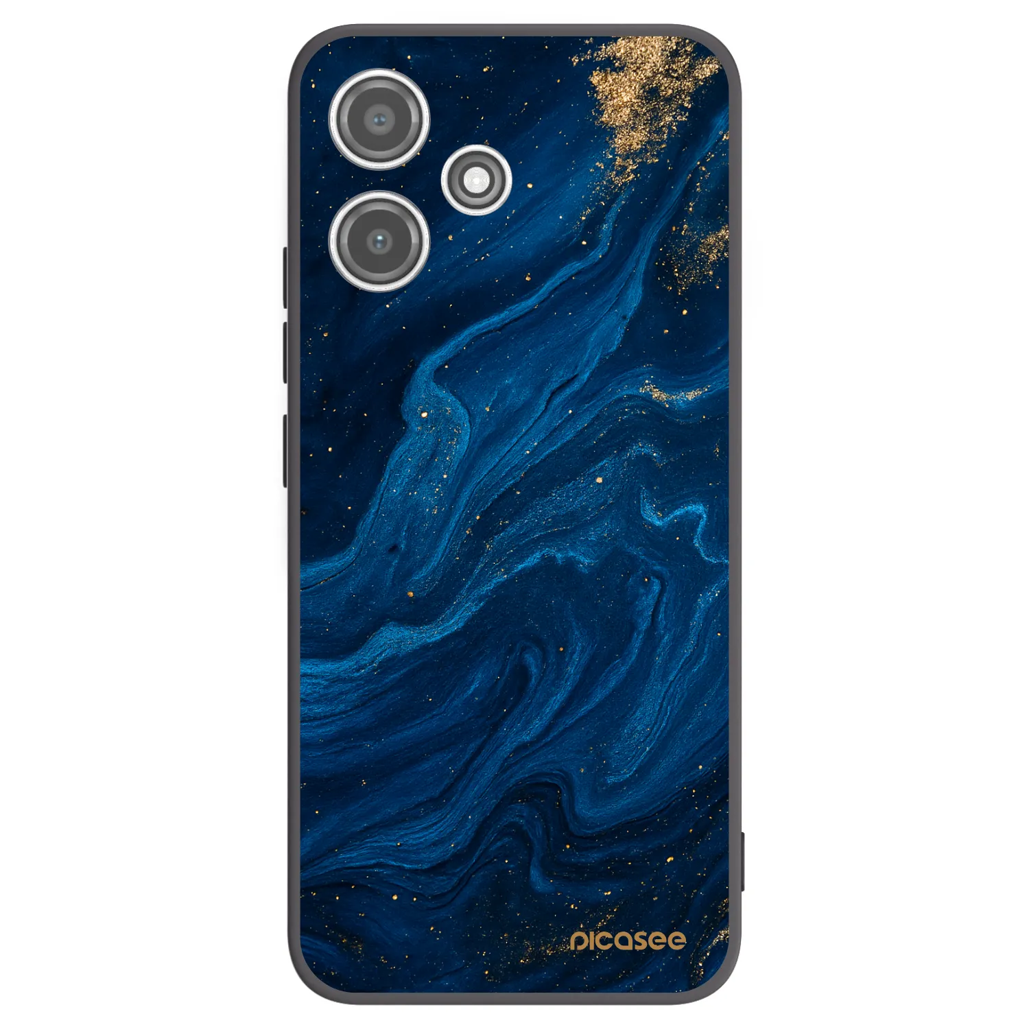 Picasee Xiaomi Redmi 12 5G Hülle - Schwarzes Silikon - Blue