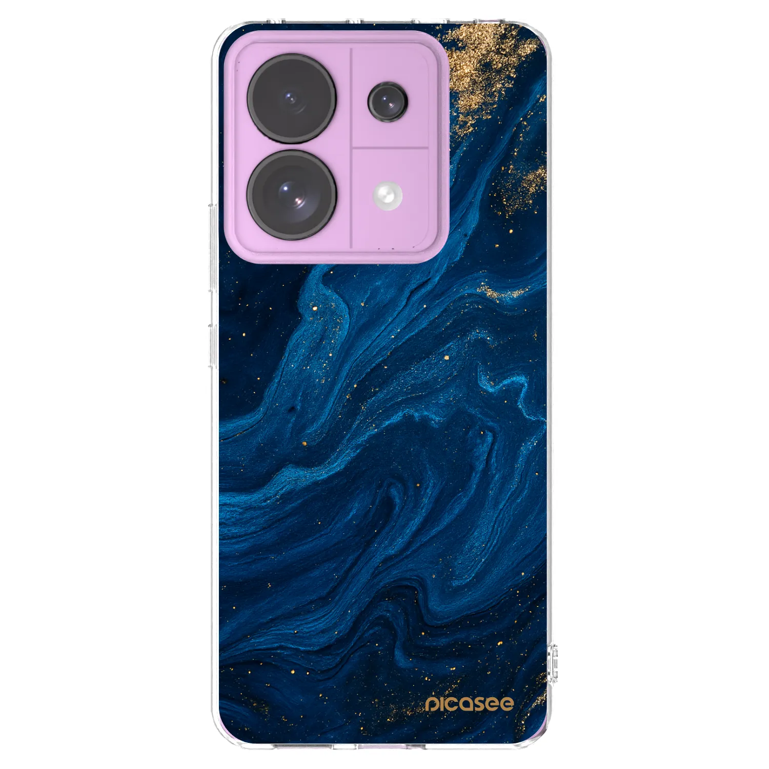 Picasee Xiaomi Redmi Note 13 Pro 5G Hülle - Transparentes Silikon - Blue