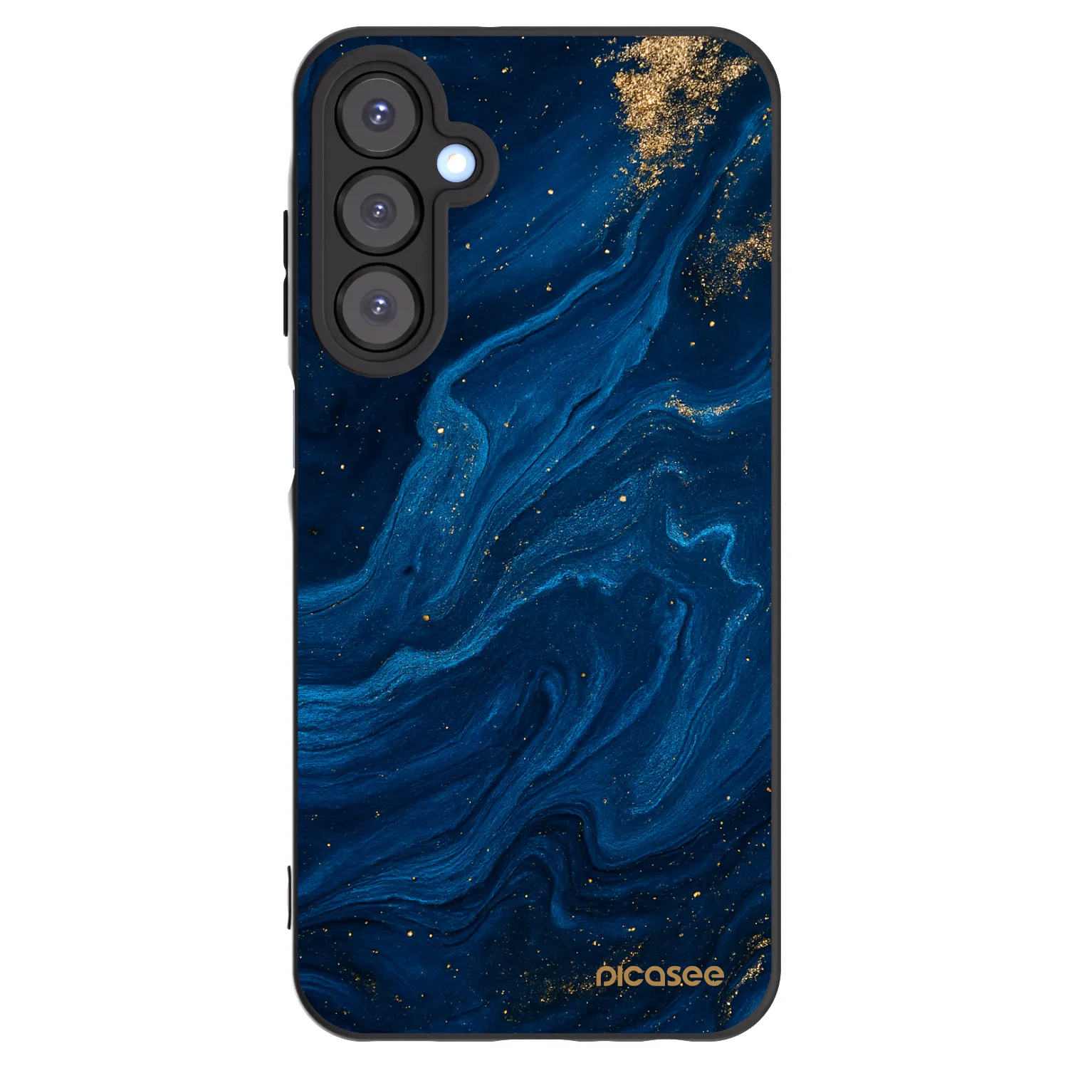 Picasee Samsung Galaxy A25 A256B 5G Hülle - Schwarzes Silikon - Blue