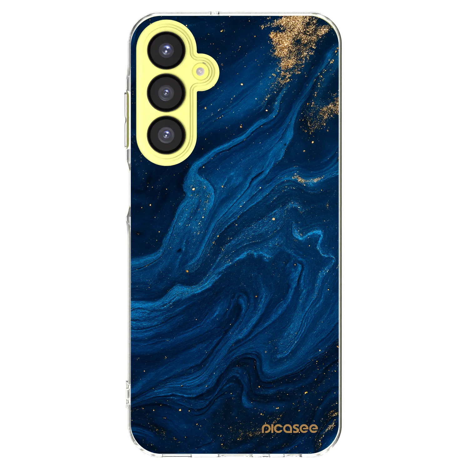 Picasee Samsung Galaxy A25 A256B 5G Hülle - Transparentes Silikon - Blue
