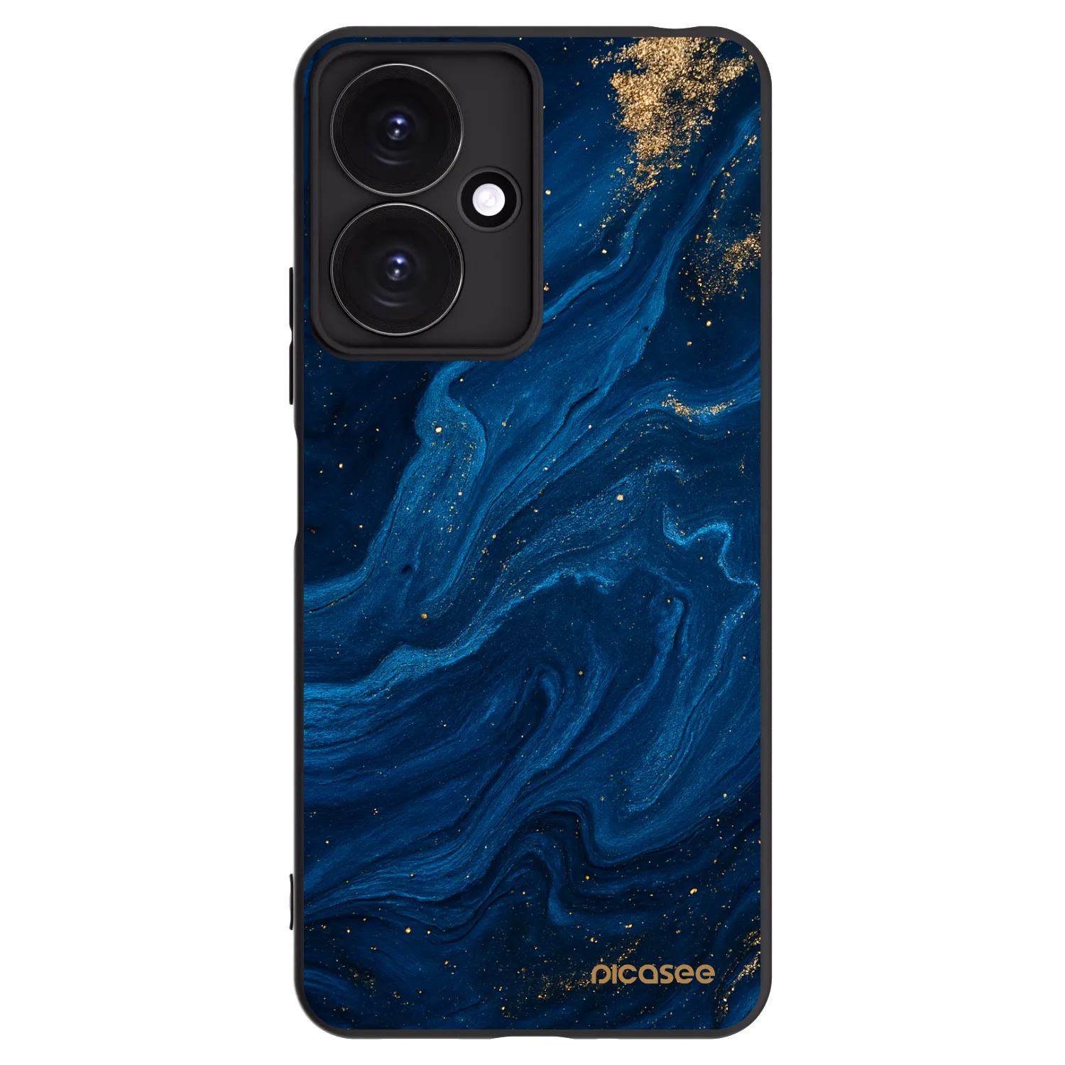 Picasee Xiaomi Redmi 13C 5G Hülle - Schwarzes Silikon - Blue