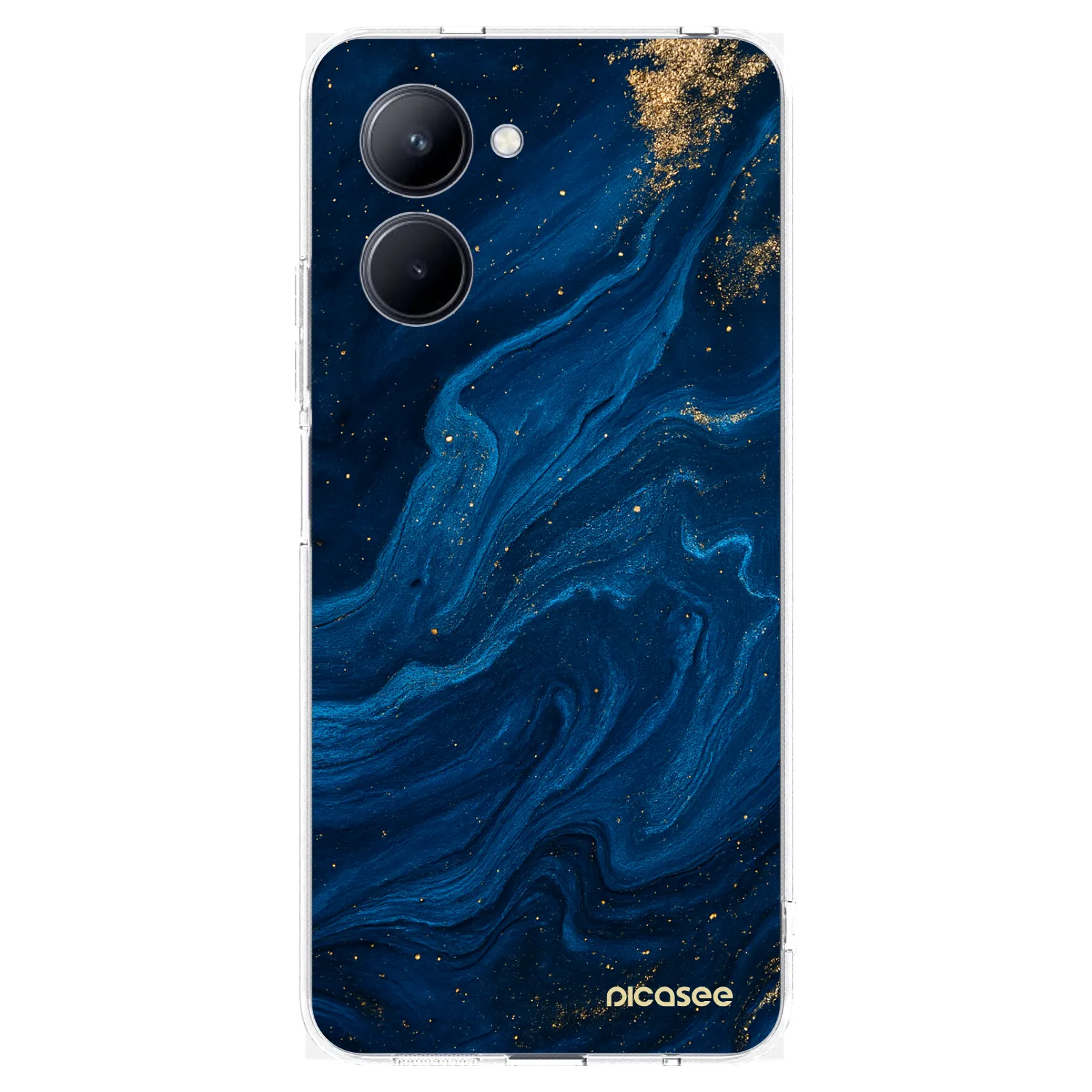 Picasee Realme C33 (2023) Hülle - Transparentes Silikon - Blue
