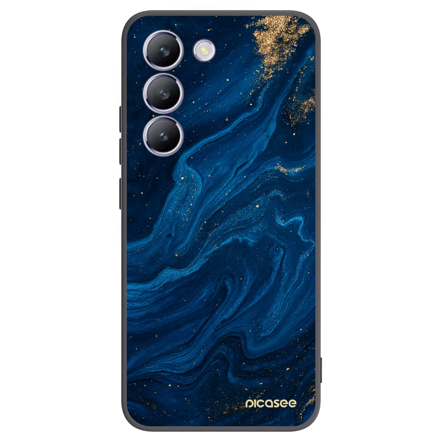 Picasee Vivo V40 SE 5G Hülle - Schwarzes Silikon - Blue