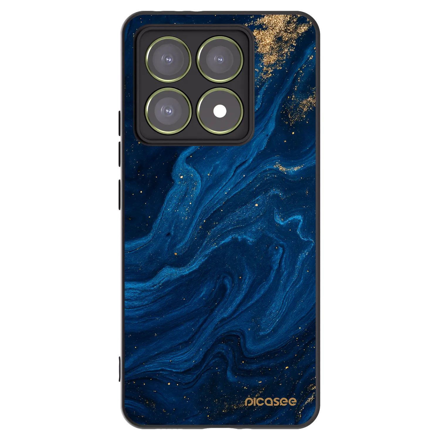 Picasee Xiaomi 14T Hülle - Schwarzes Silikon - Blue