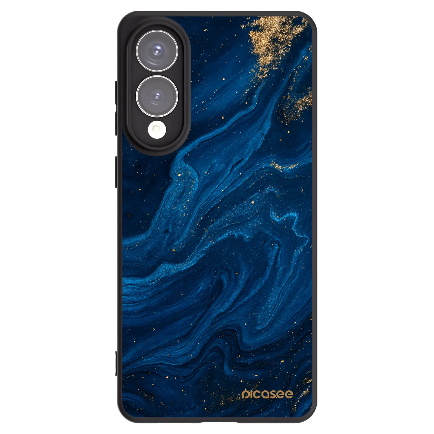 Picasee Samsung Galaxy S25 Edge 5G Hülle - Schwarzes Silikon - Blue