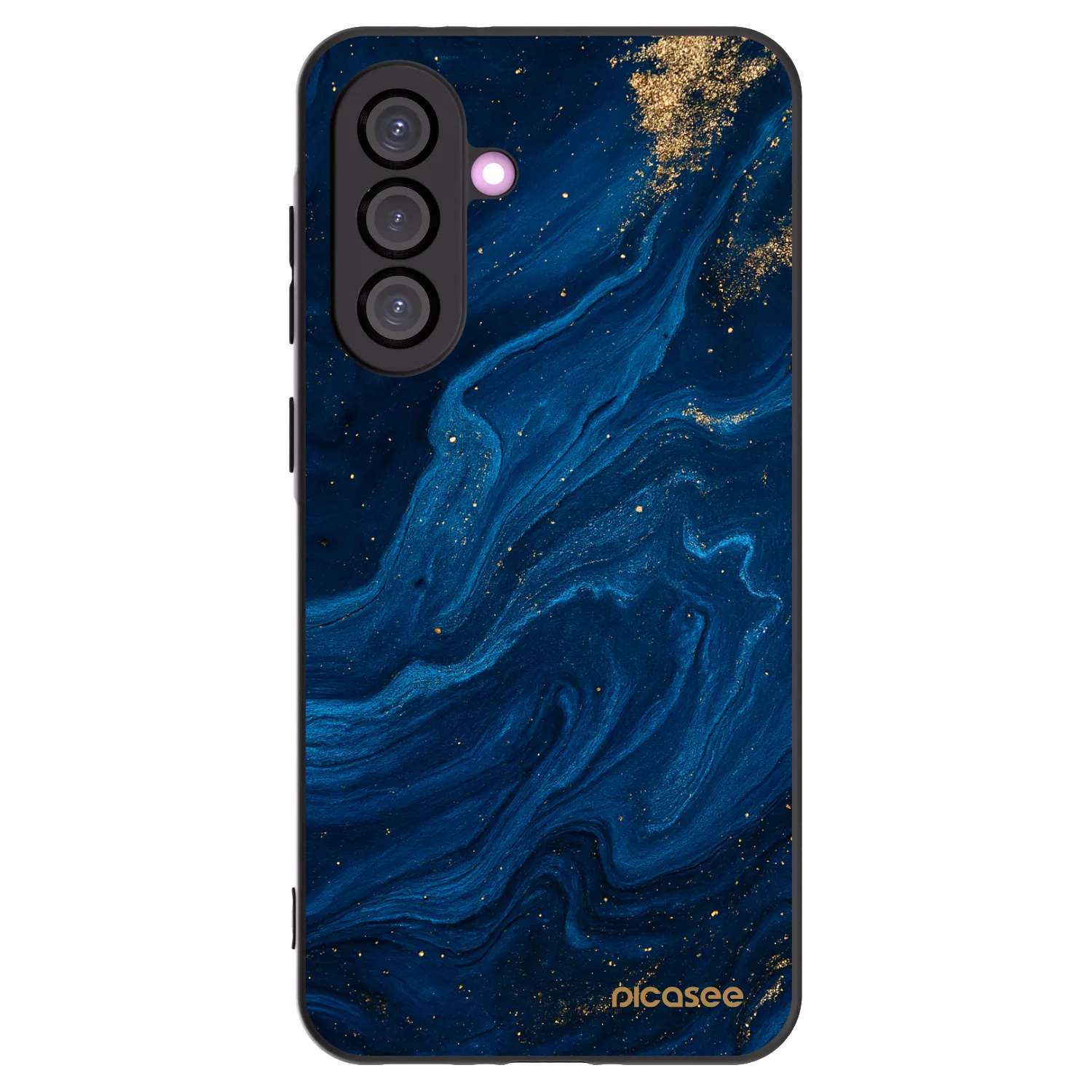 Picasee Samsung Galaxy A36 5G Hülle - Schwarzes Silikon - Blue