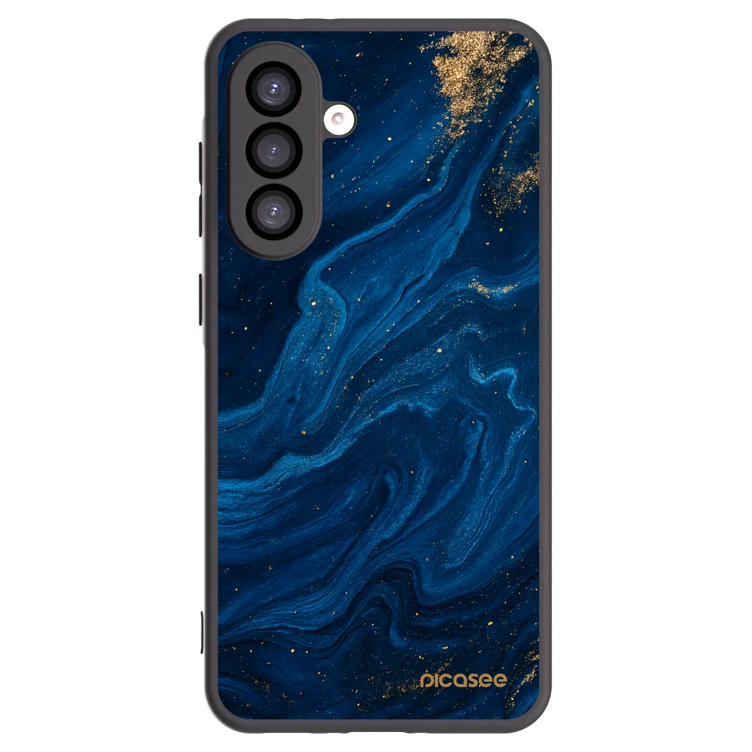 Picasee Samsung Galaxy A26 5G A266B Hülle - Schwarzes Silikon - Blue