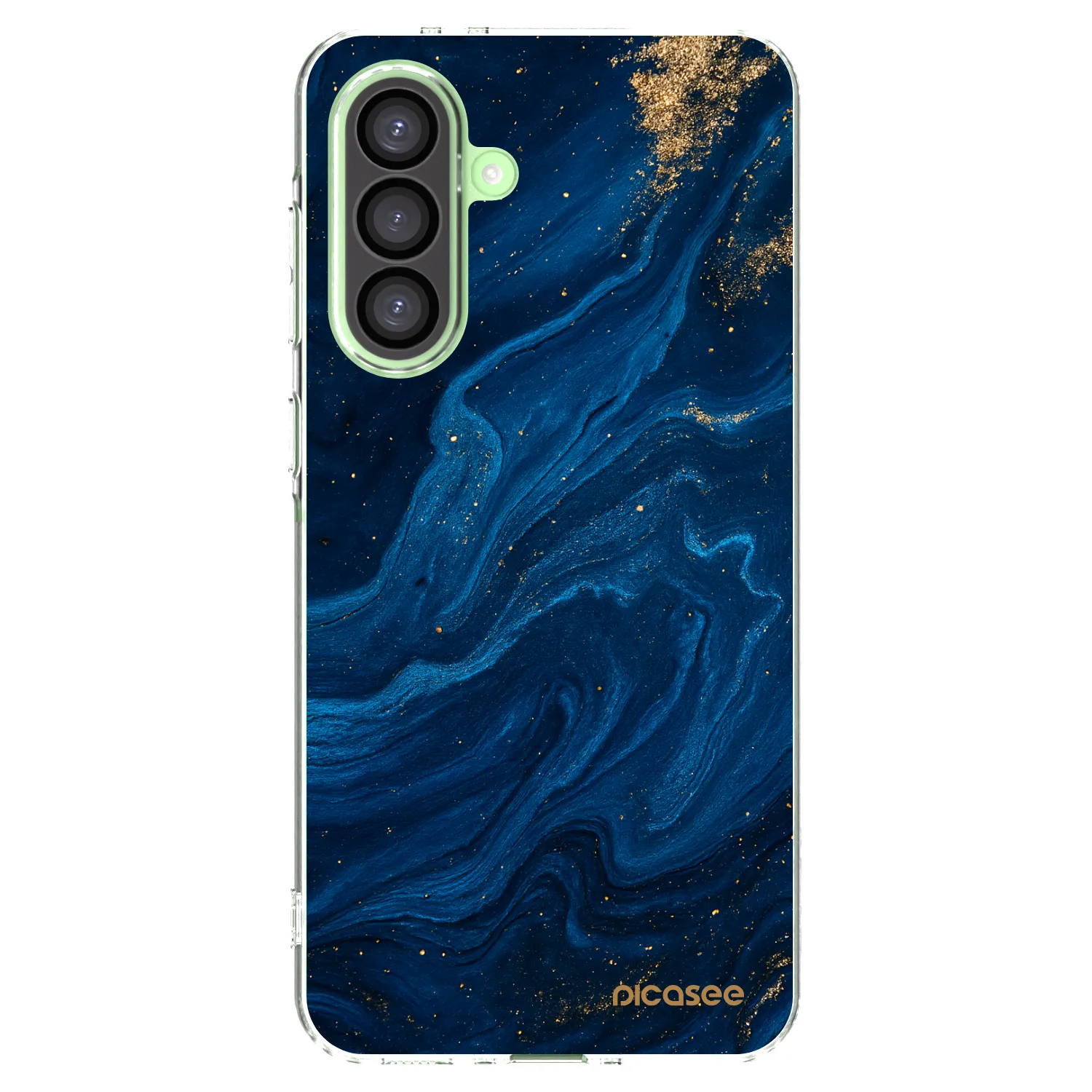 Picasee Samsung Galaxy A26 5G A266B Hülle - Transparentes Silikon - Blue