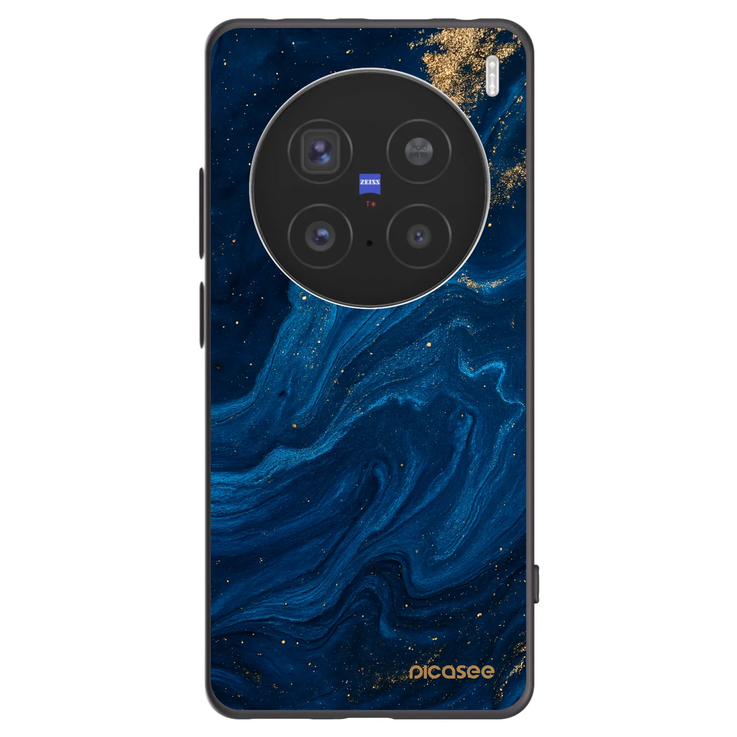 Picasee Vivo X200 Pro Hülle - Schwarzes Silikon - Blue