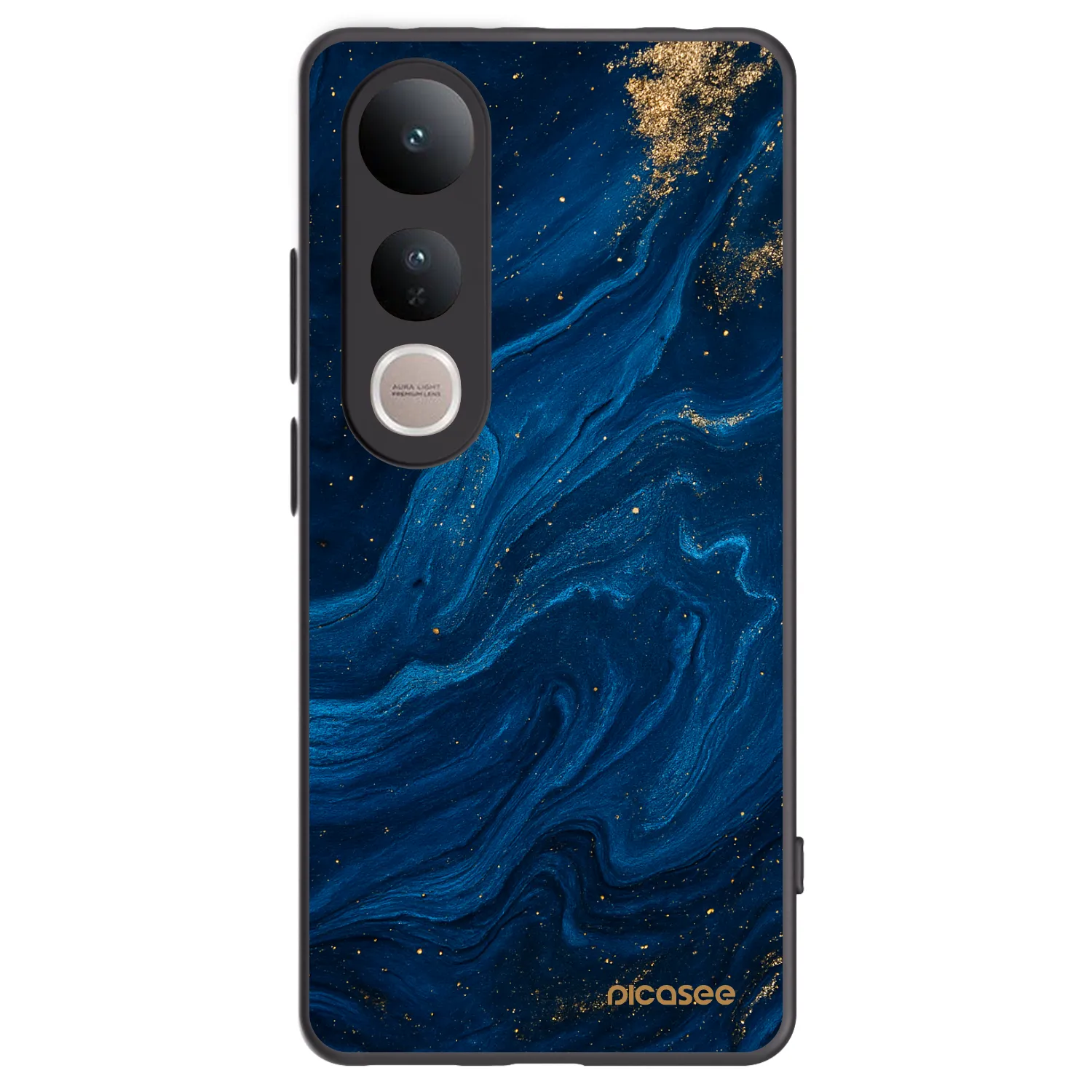 Picasee Vivo V50 Lite 5G Hülle - Schwarzes Silikon - Blue