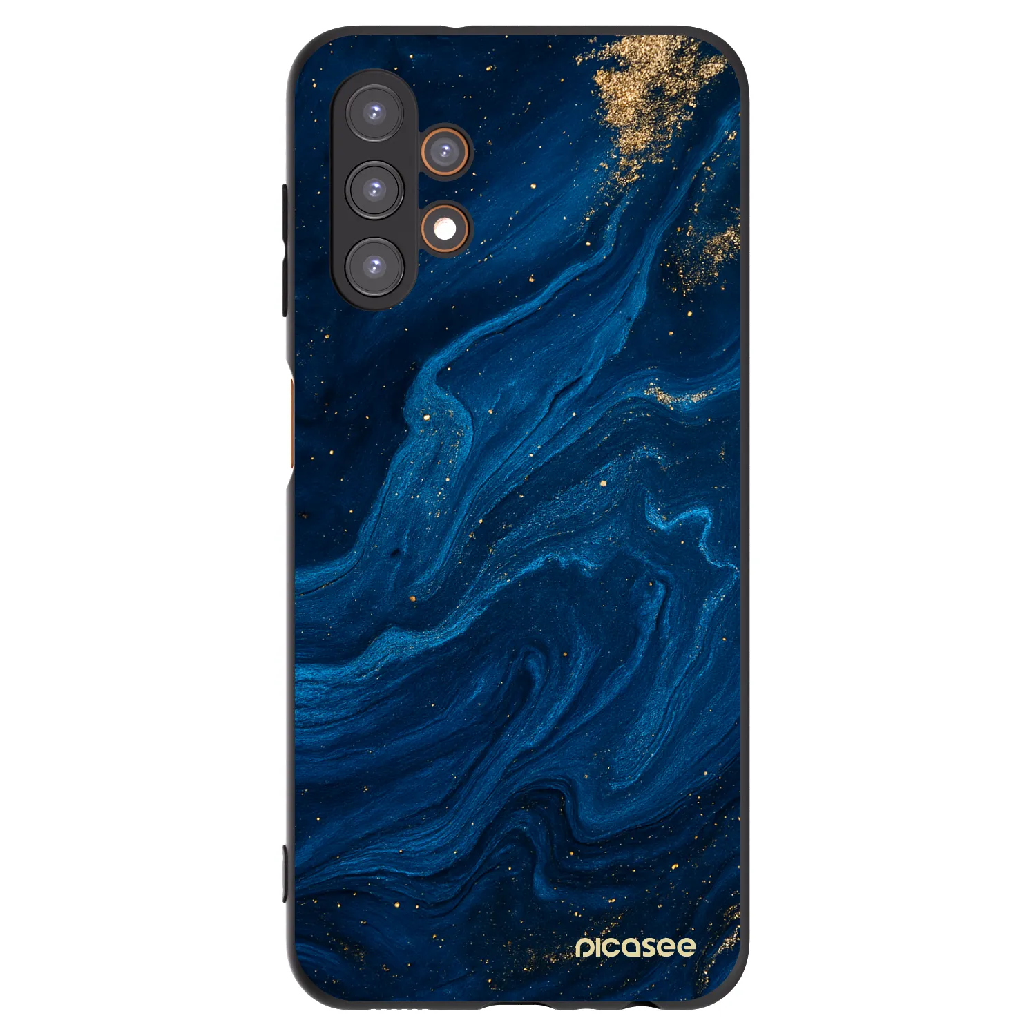 Picasee Samsung Galaxy A13 5G Hülle - Schwarzes Silikon - Blue