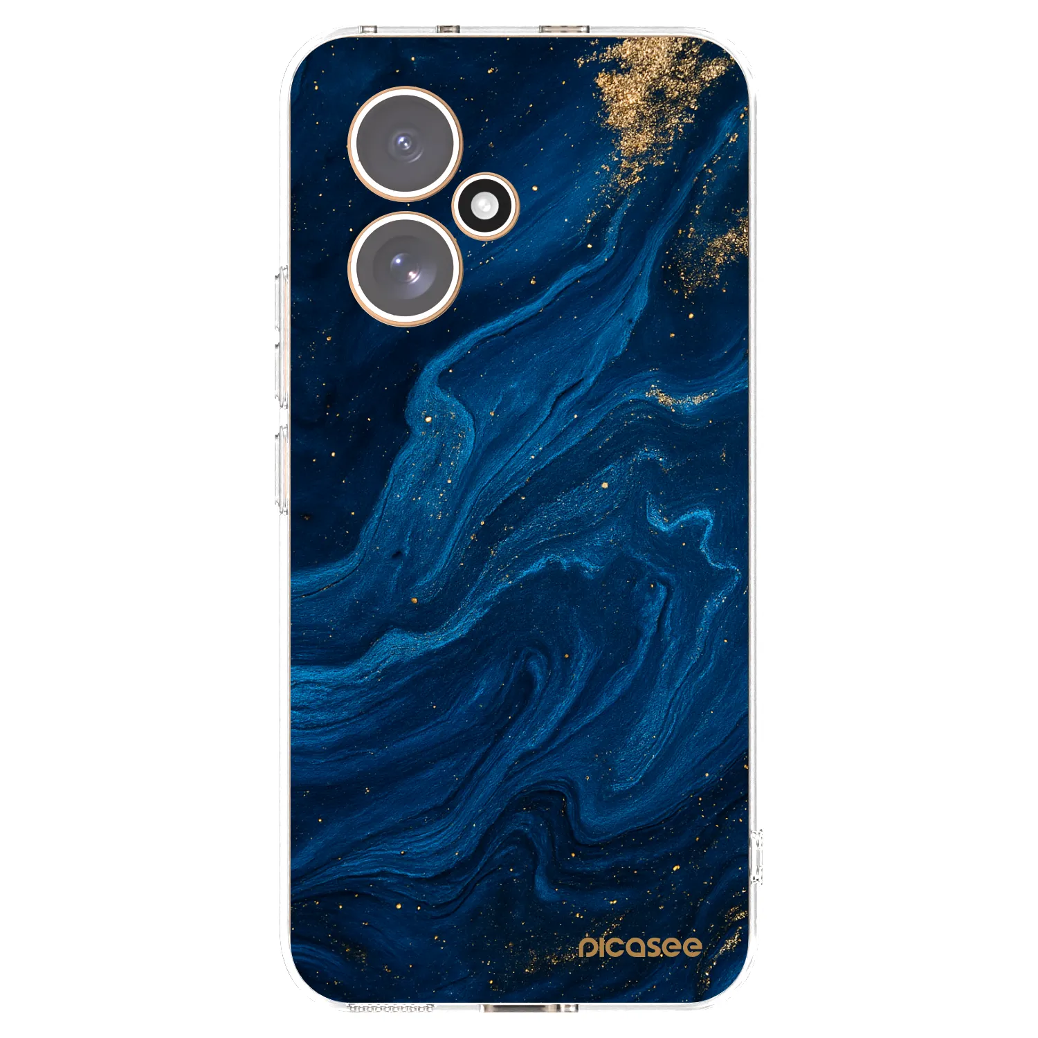 Picasee Honor 400 5G Hülle - Transparentes Silikon - Blue