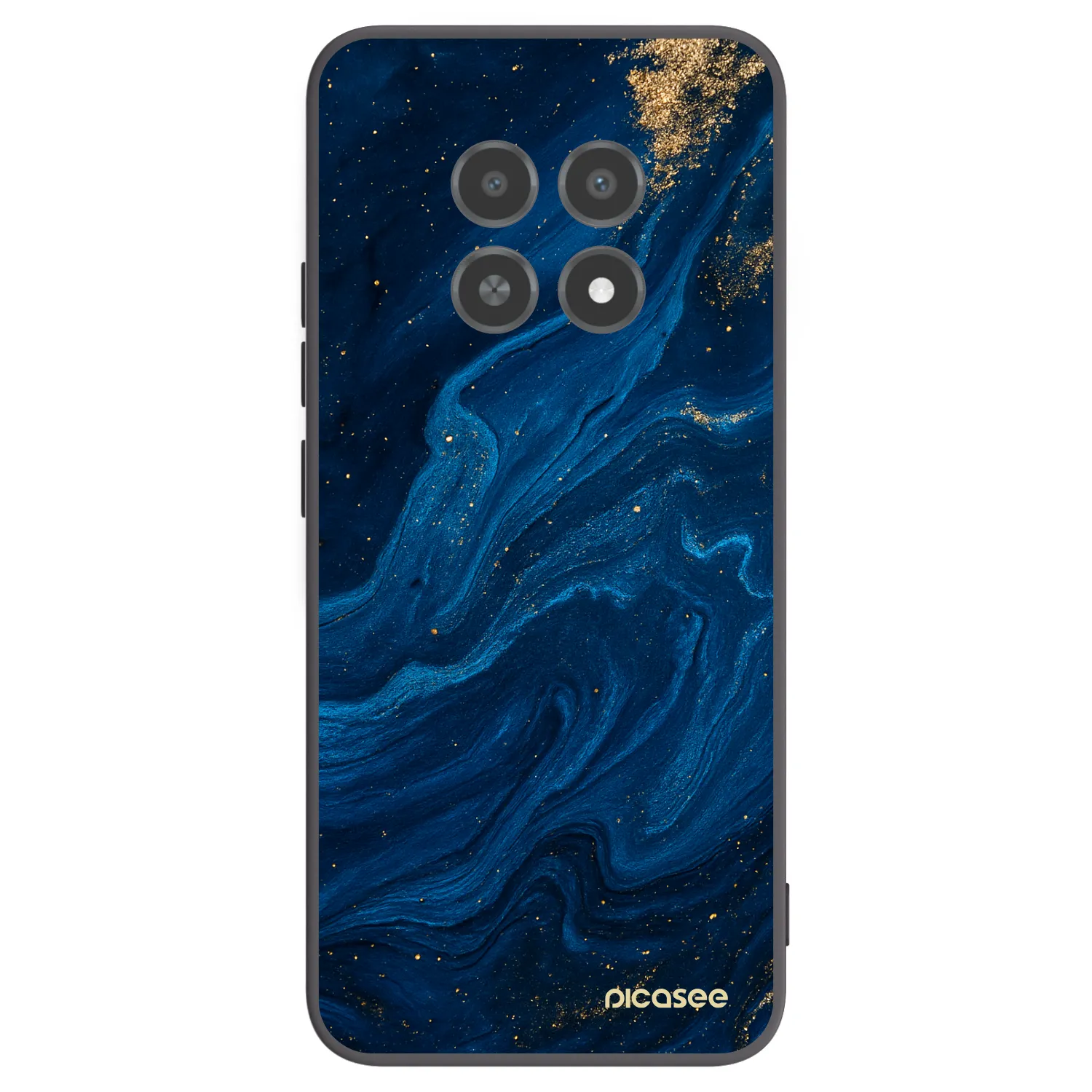 Picasee Realme 12X Hülle - Schwarzes Silikon - Blue