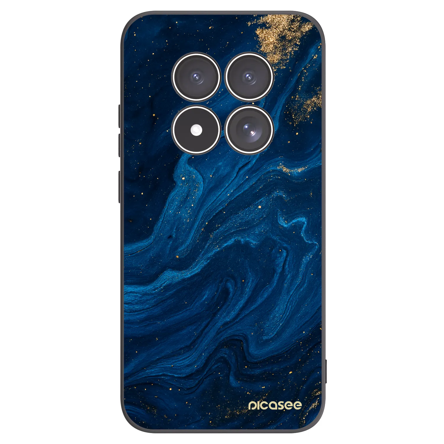 Picasee Xiaomi Redmi Note 15 Pro 4G Hülle - Schwarzes Silikon - Blue