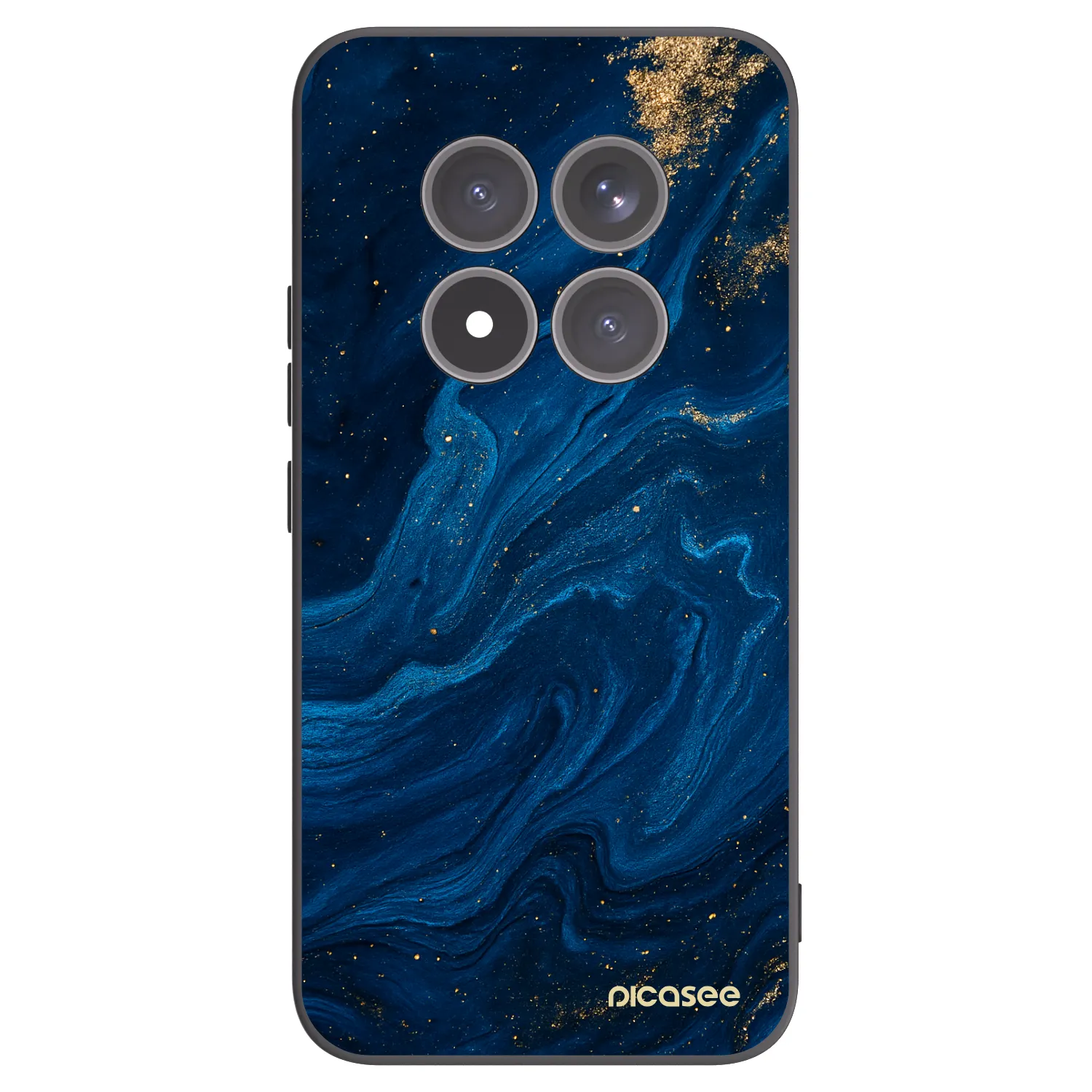 Picasee Xiaomi Redmi Note 15 Pro+ Hülle - Schwarzes Silikon - Blue