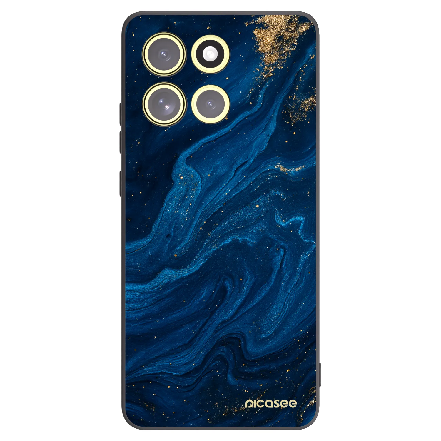 Picasee Motorola Moto G86 Power 5G Hülle - Schwarzes Silikon - Blue