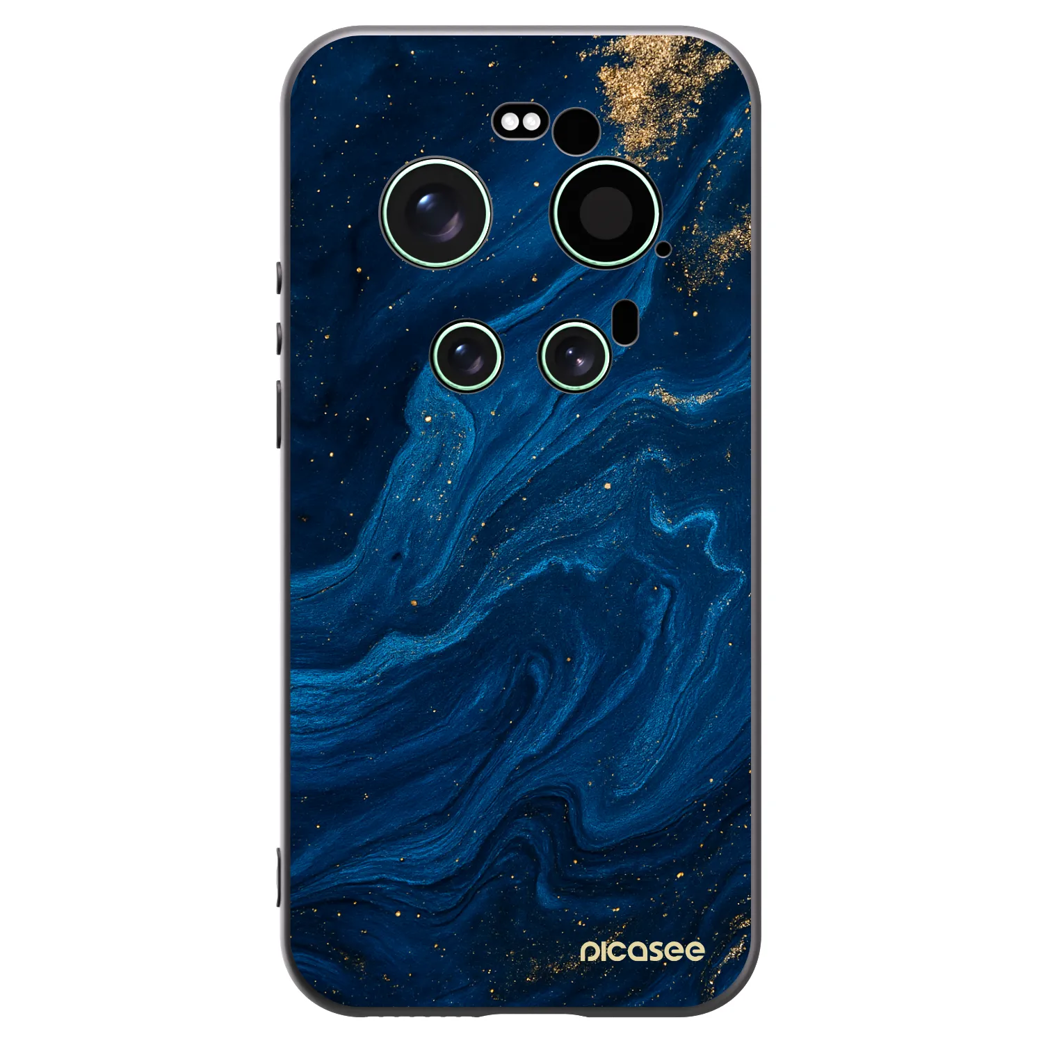 Picasee Xiaomi 17 Ultra Hülle - Schwarzes Silikon - Blue