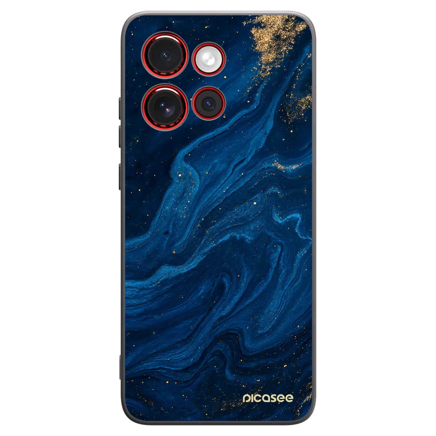 Picasee Motorola Edge 60 Neo 5G Hülle - Schwarzes Silikon - Blue