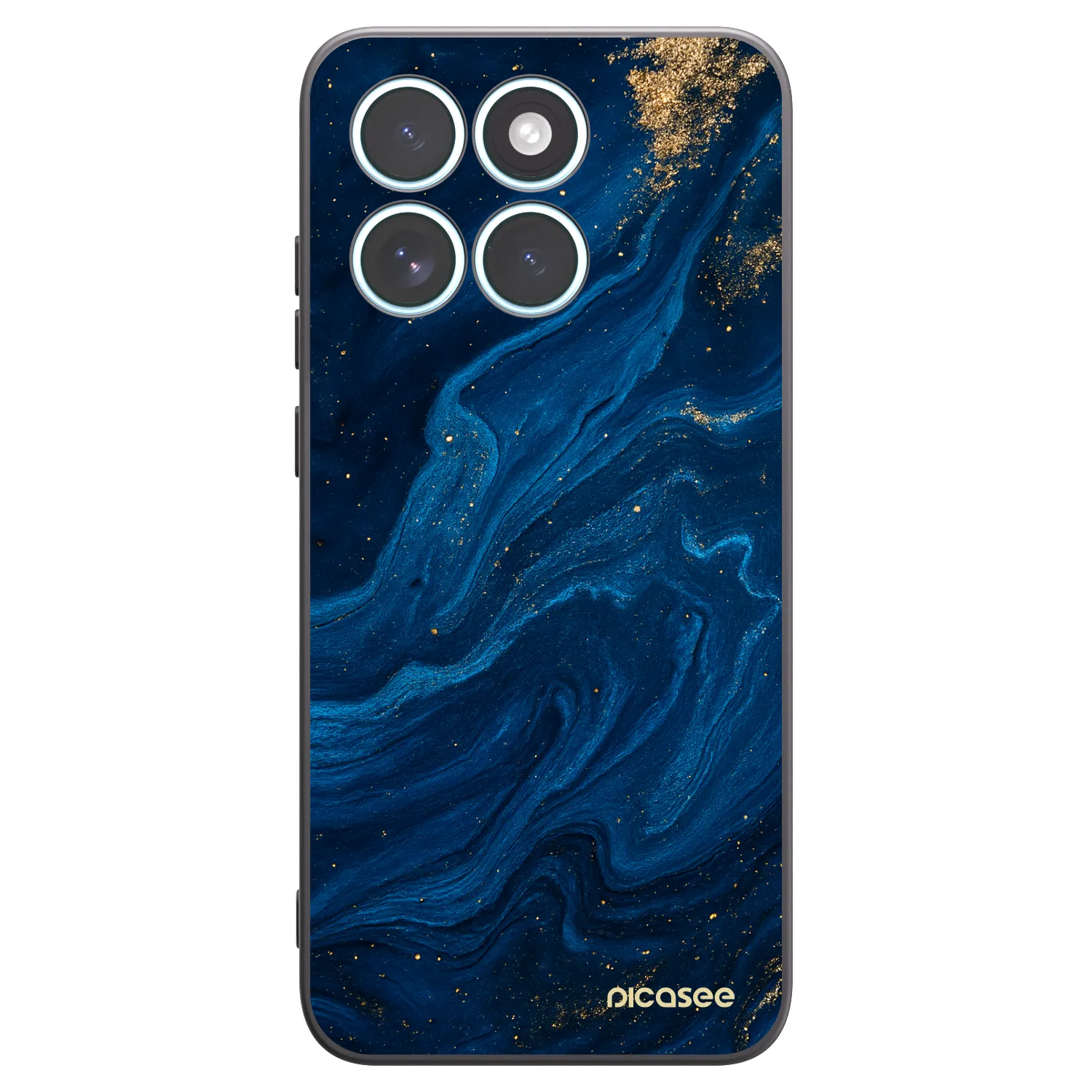 Picasee Motorola Edge 70 Fusion Hülle - Schwarzes Silikon - Blue