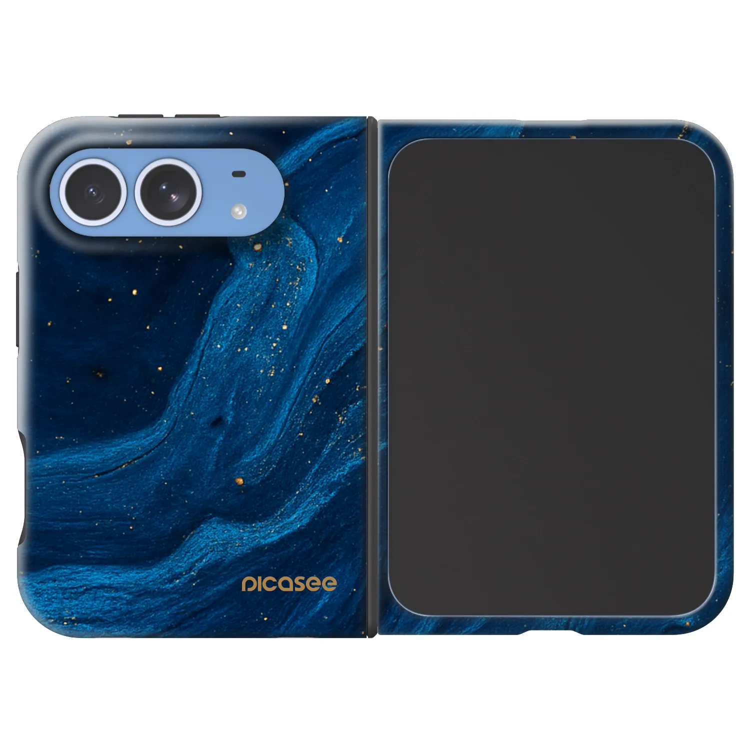 Picasee Fashion Case MagSafe für Apple iPhone Duo - Blue
