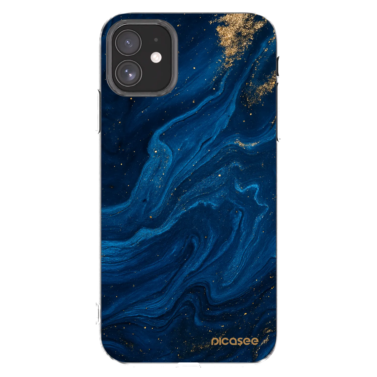 Picasee Apple iPhone 11 Hülle - Transparentes Silikon - Blue