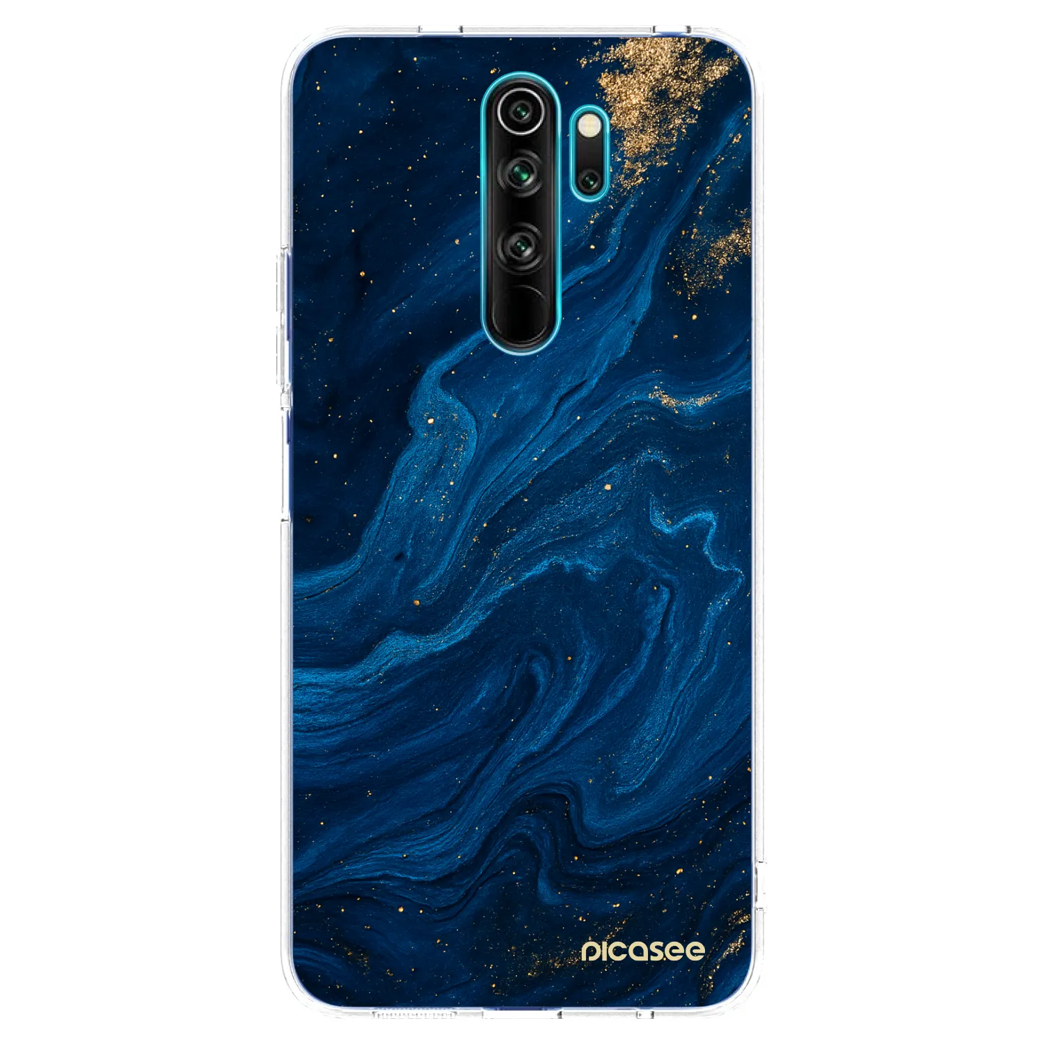 Picasee Xiaomi Redmi Note 8 Pro Hülle - Transparentes Silikon - Blue