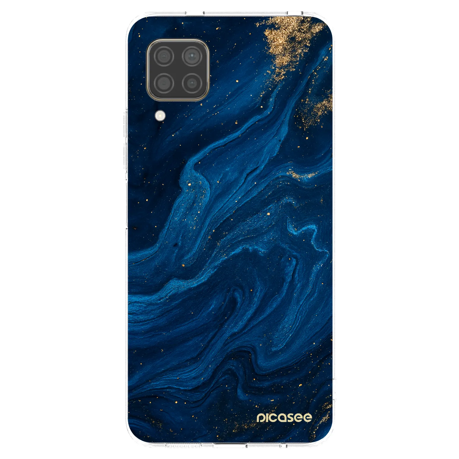 Picasee Huawei P40 Lite Hülle - Transparentes Silikon - Blue