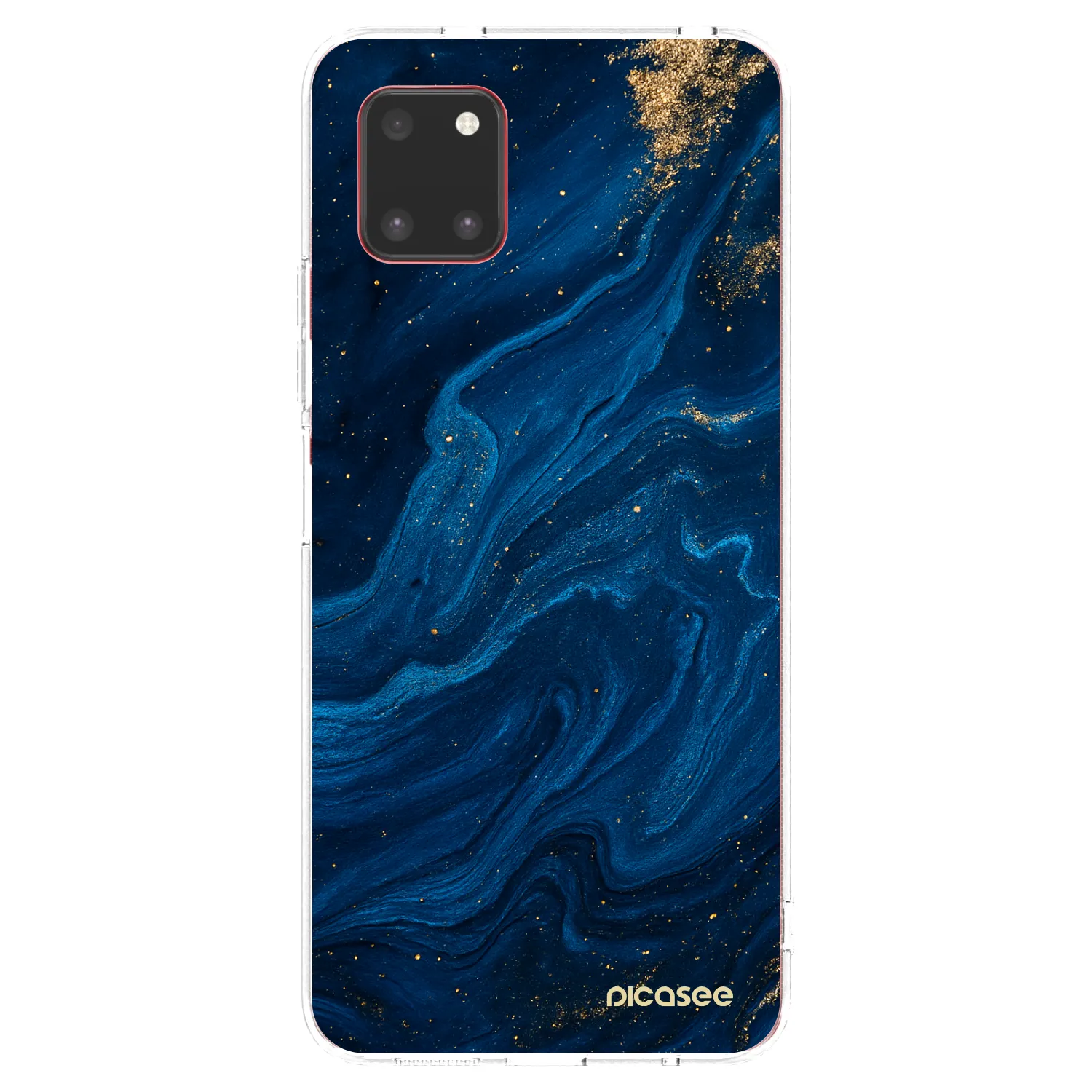 Picasee Samsung Galaxy Note 10 Lite N770F Hülle - Transparentes Silikon - Blue
