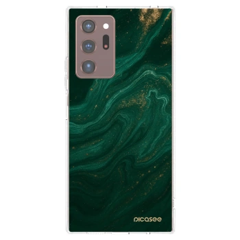 Picasee Samsung Galaxy Note 20 Ultra Hülle - Transparentes Silikon - Green