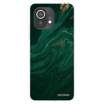 Picasee Xiaomi Mi 11 Hülle - Transparentes Silikon - Green