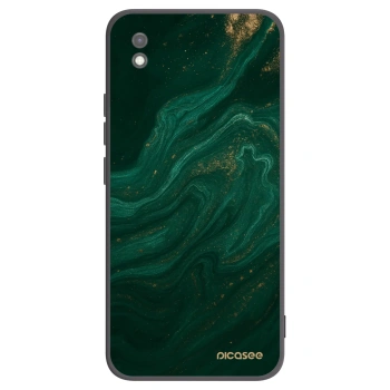 Picasee Xiaomi Redmi 9AT Hülle - Schwarzes Silikon - Green