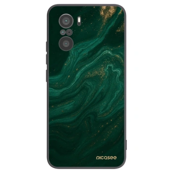 Picasee Xiaomi Poco F3 Hülle - Schwarzes Silikon - Green
