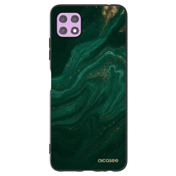 Picasee Samsung Galaxy A22 A226B 5G Hülle - Schwarzes Silikon - Green