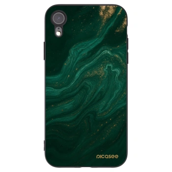 Picasee Apple iPhone XR Hülle - Schwarzes Silikon - Green