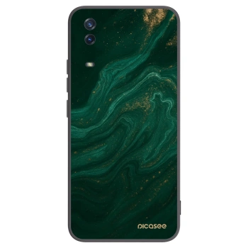 Picasee Vivo Y11s Hülle - Schwarzes Silikon - Green