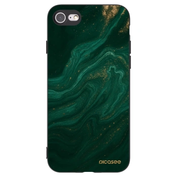Picasee Apple iPhone SE 2022 Hülle - Schwarzes Silikon - Green