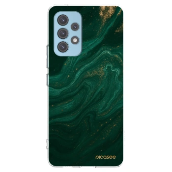 Picasee Samsung Galaxy A53 5G A536 Hülle - Transparentes Silikon - Green