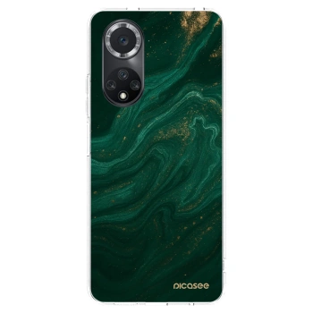 Picasee Huawei Nova 9 SE Hülle - Transparentes Silikon - Green