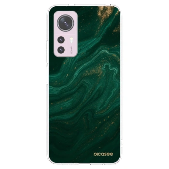 Picasee Xiaomi 12 Hülle - Transparentes Silikon - Green