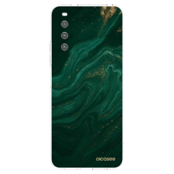 Picasee Sony Xperia 10 IV 5G Hülle - Transparentes Silikon - Green