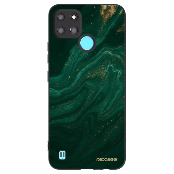 Picasee Realme C21Y Hülle - Schwarzes Silikon - Green