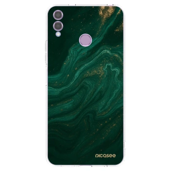 Picasee Honor 8X Hülle - Transparentes Silikon - Green