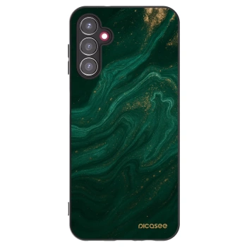 Picasee Samsung Galaxy A14 4G A145R Hülle - Schwarzes Silikon - Green