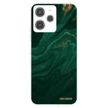 Picasee Xiaomi Redmi 12 4G Hülle - Transparentes Silikon - Green