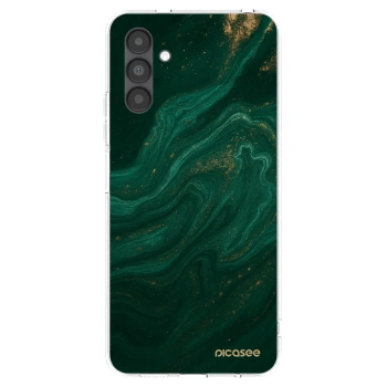Picasee Samsung Galaxy A04s A047F Hülle - Transparentes Silikon - Green