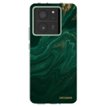 Picasee Xiaomi 13T Hülle - Transparentes Silikon - Green