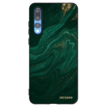 Picasee Huawei P20 Pro Hülle - Schwarzes Silikon - Green