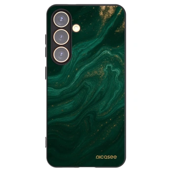 Picasee Samsung Galaxy S24 S921B 5G Hülle - Schwarzes Silikon - Green