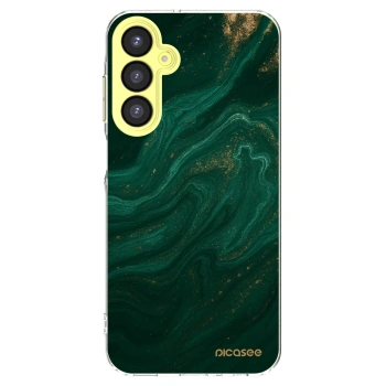 Picasee Samsung Galaxy A25 A256B 5G Hülle - Transparentes Silikon - Green